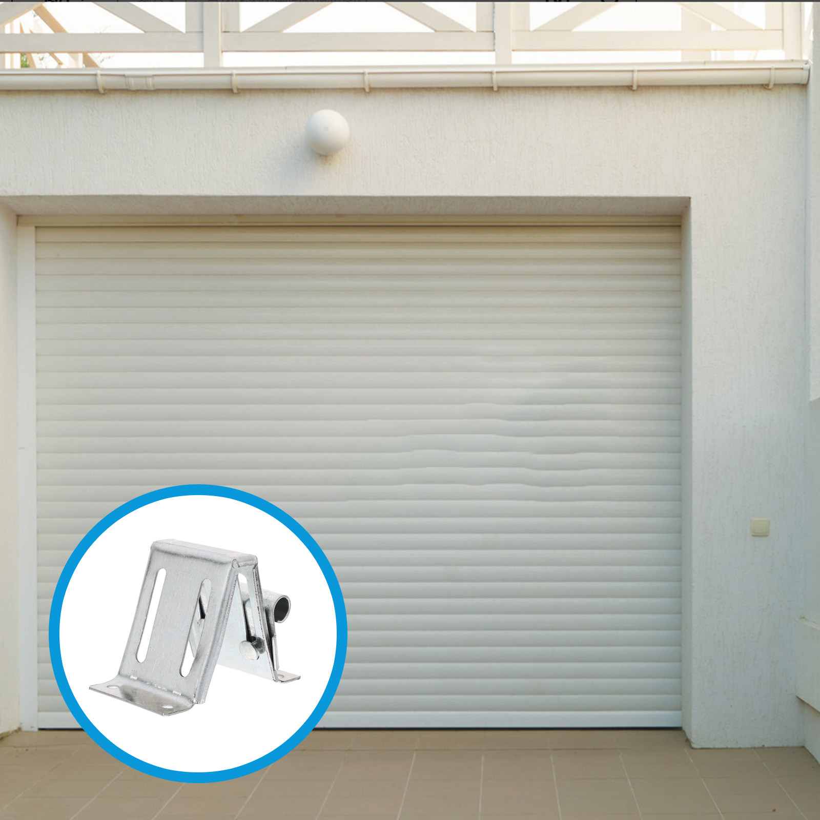 Woodworking Garage - Solid Iron Garage Door Bracket for