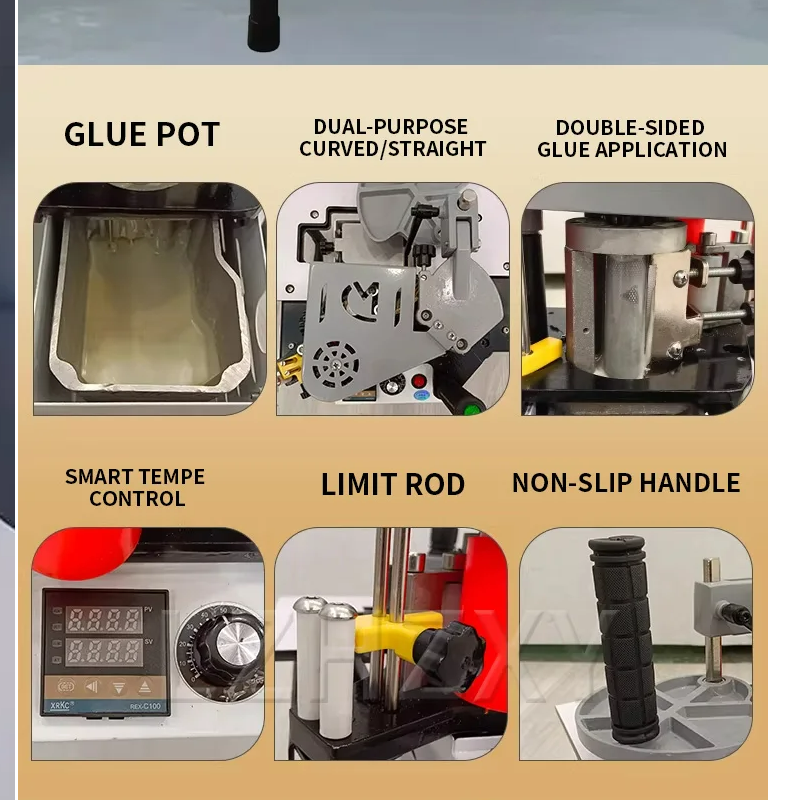 Woodworking Glue - 1100W Portable Woodworking Edge Banding Machine