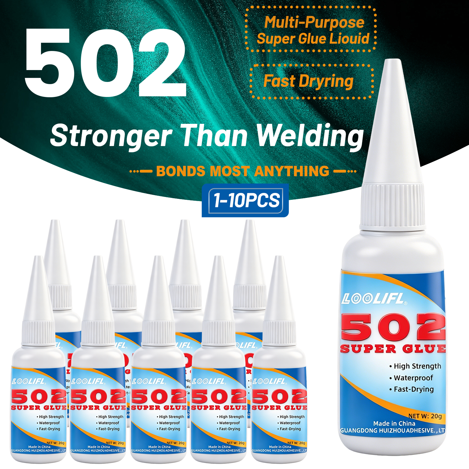 Woodworking Glue - LOOLIFL502 Super Glue extra strong Universal