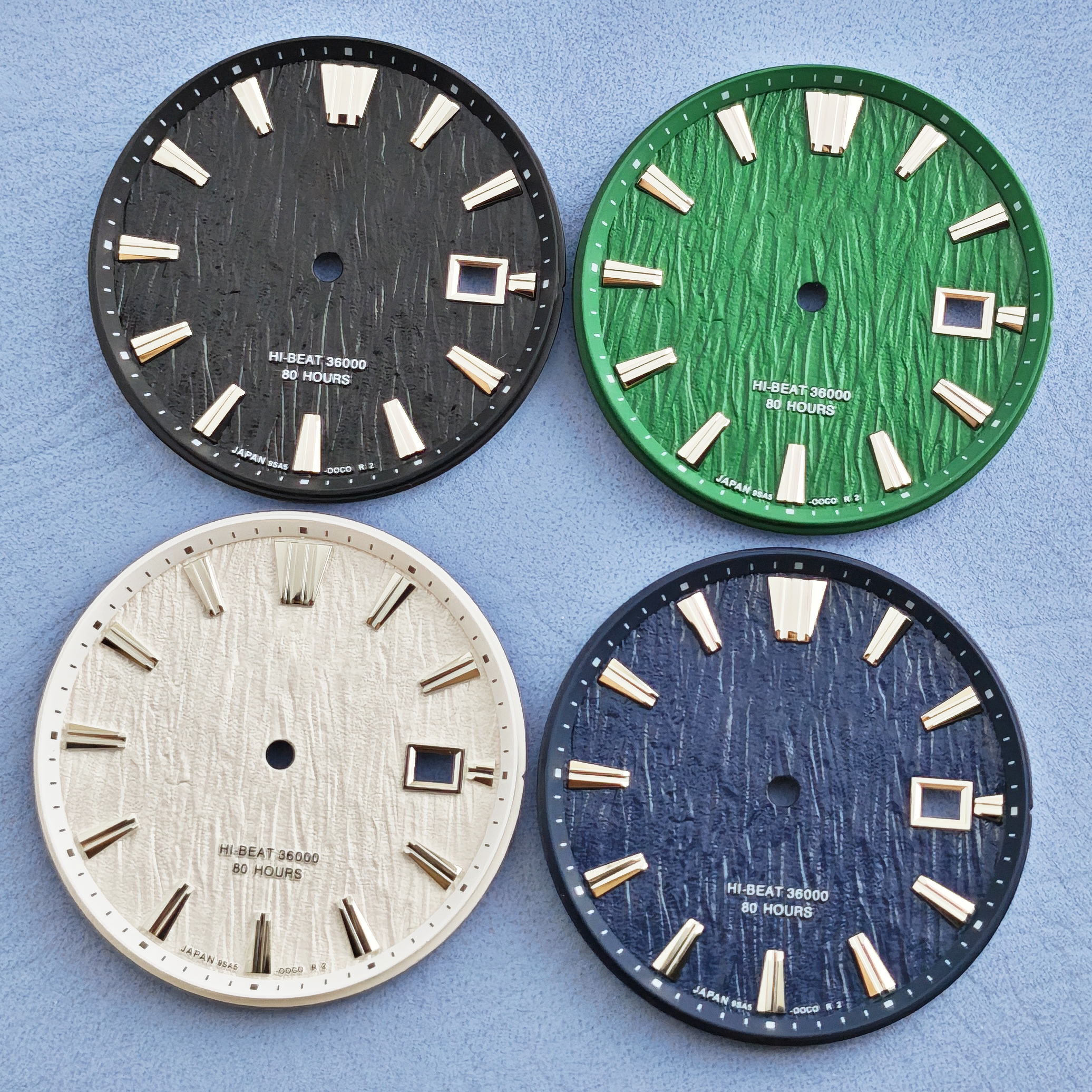 Woodworking Logos - 33.5mm NH35 dial watch dial White
