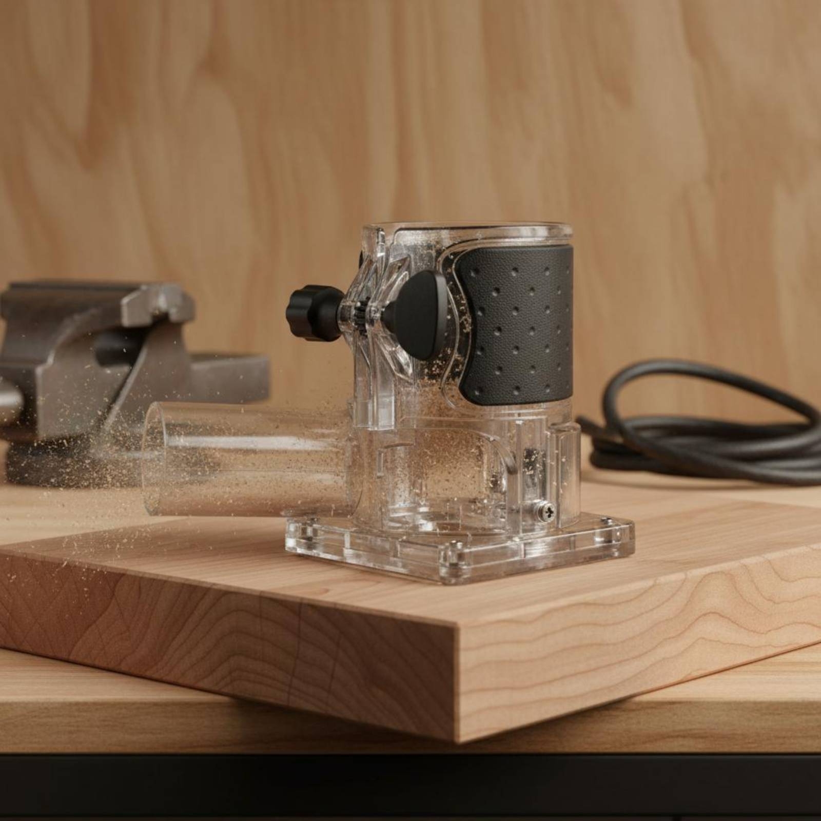 Transparent Router Dust Hood T - Woodworking Dust Collection avis et prix