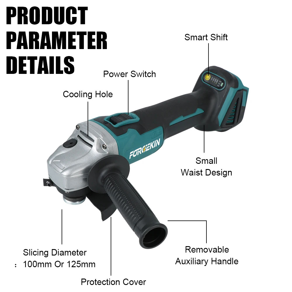 FORGEKIN 125mm100mm Brushless  - Woodworking Factory avis et prix