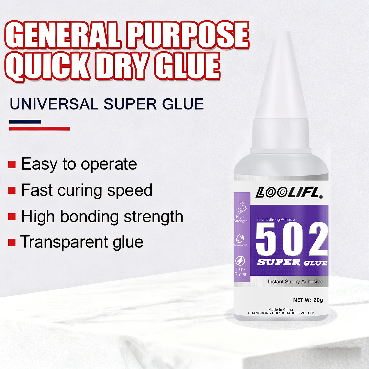 502 Super Glue Quick-drying St - Woodworking Glue avis et prix
