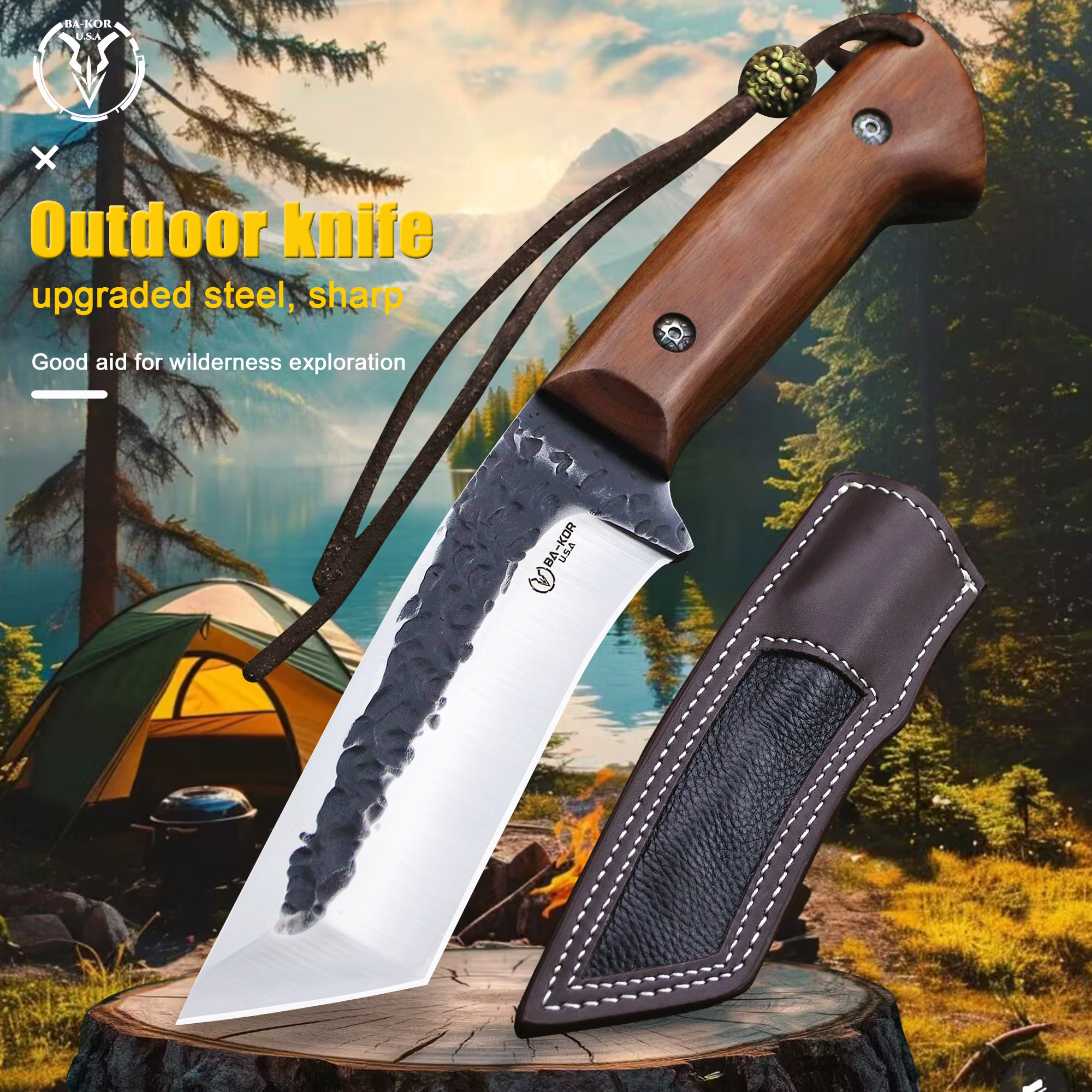 BA-KOR (USA) 9CR18MOV steel Fu - Woodworking Usa avis et prix
