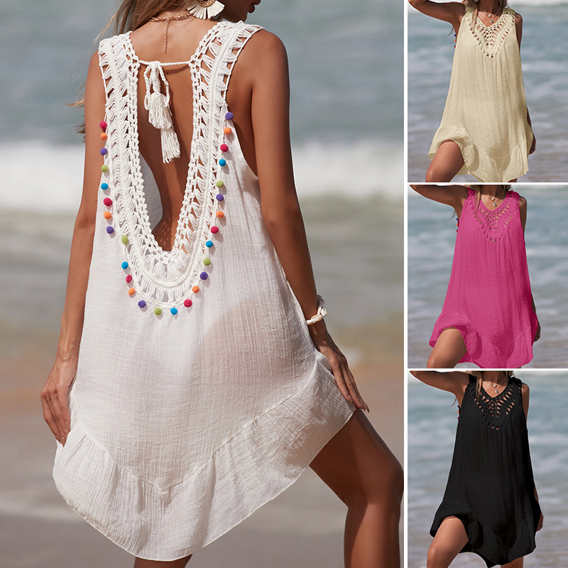 Women V-Neck Backless Hollow O - Woodworking Women avis et prix