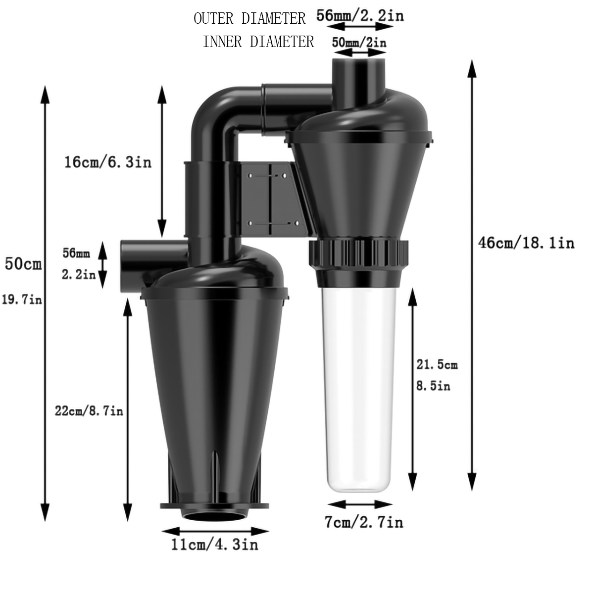 Double Filtration - Cyclone Du - Woodworking Dust Collection avis et prix