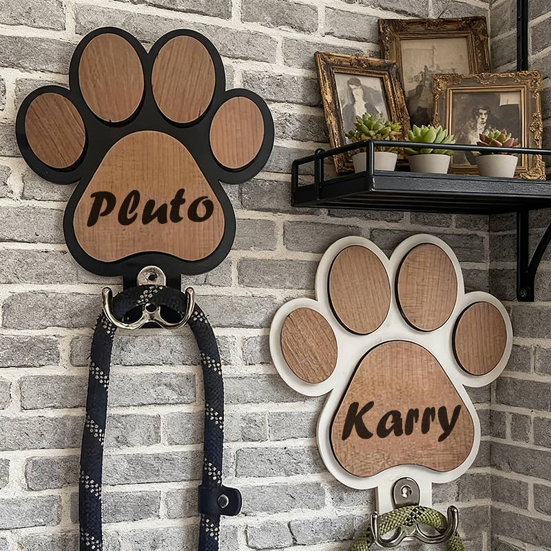 Custom Name Logo Wooden Paw Pr - Woodworking Logos avis et prix