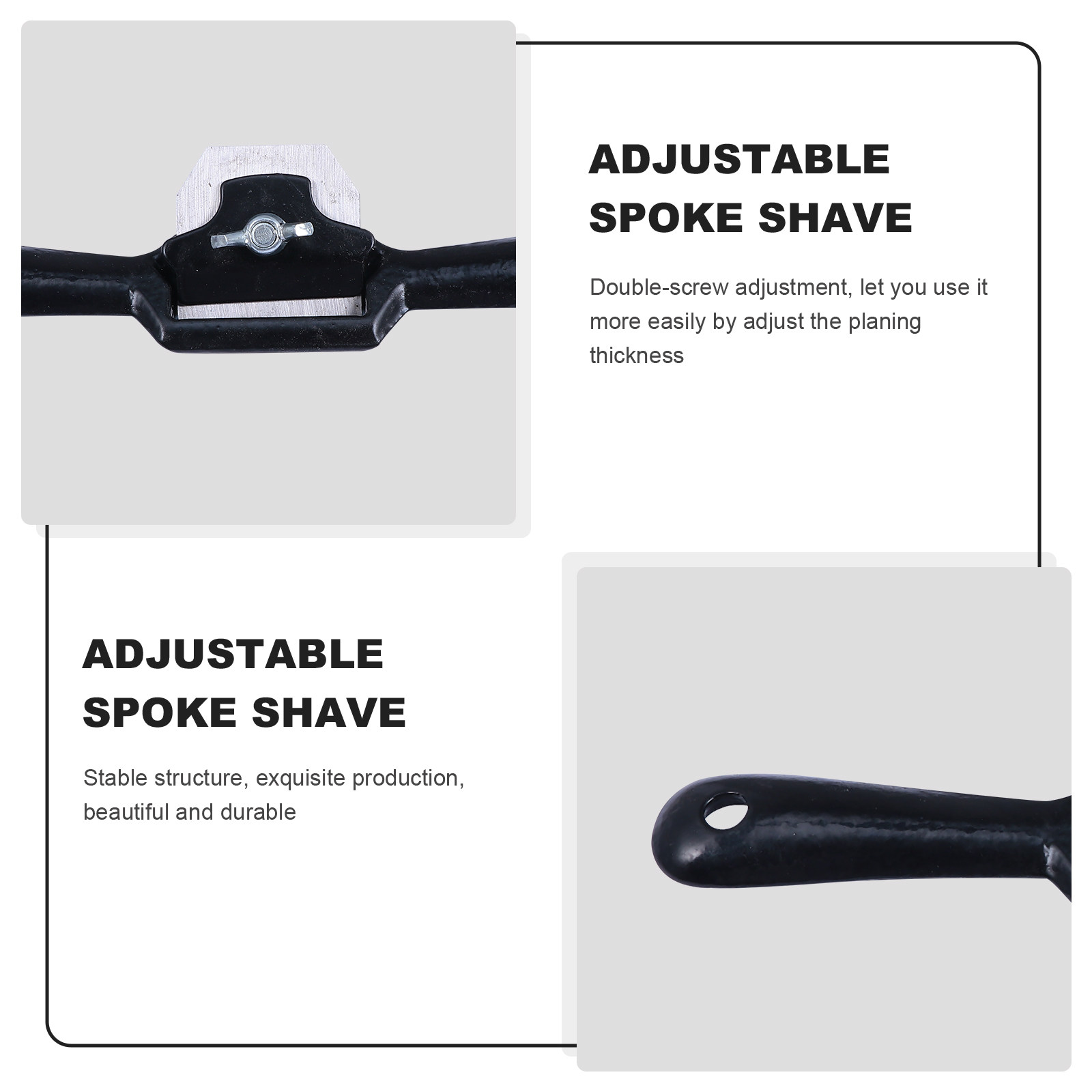 2 Pieces Adjustable Spoke Shav - Spokeshave Flat avis et prix