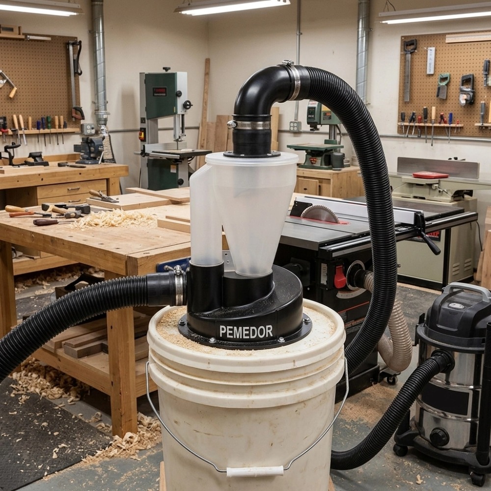 New Industrial Dual Cyclone Du - Woodworking Dust Collection avis et prix