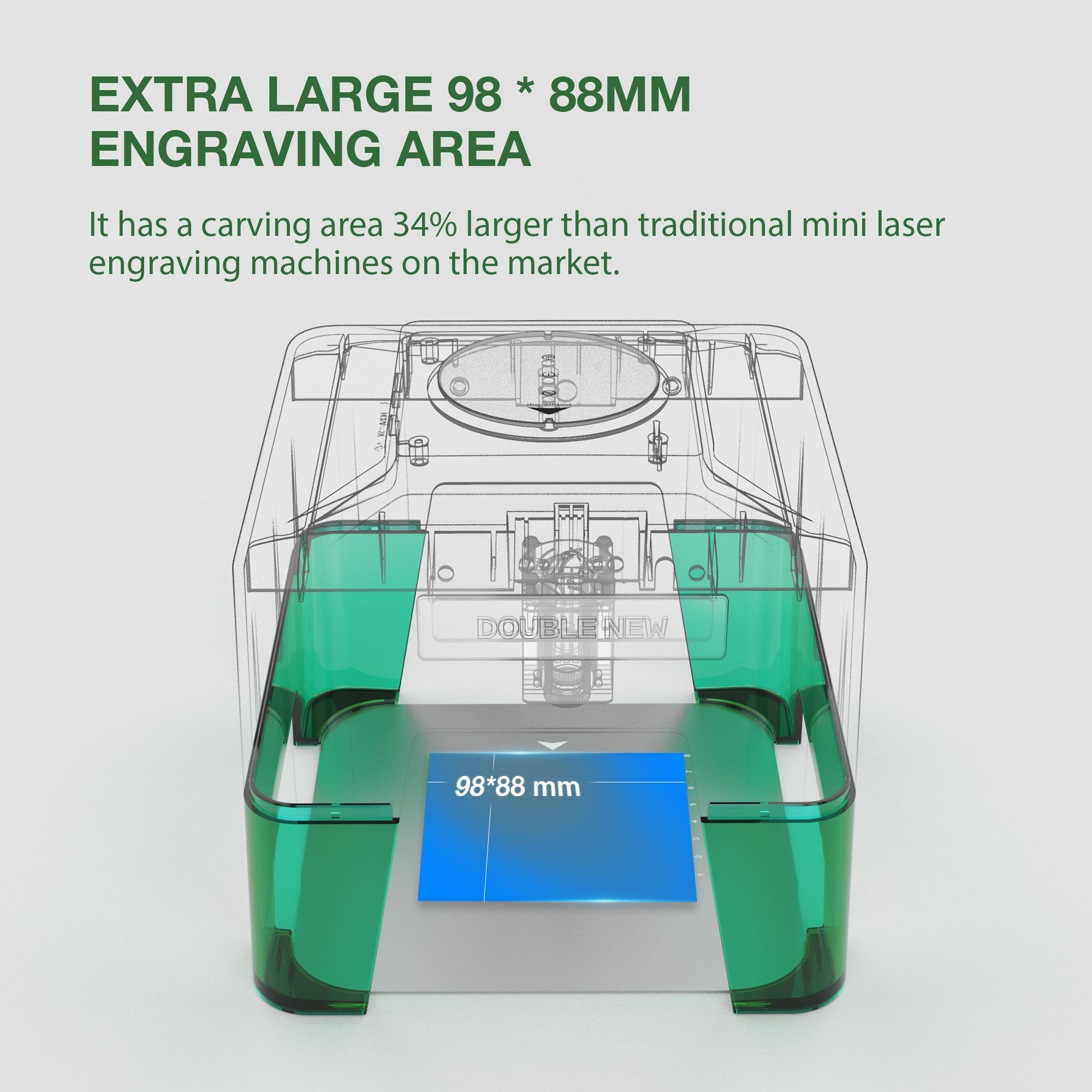 3W Mini Laser Engraver Portabl - Woodworking Logos avis et prix