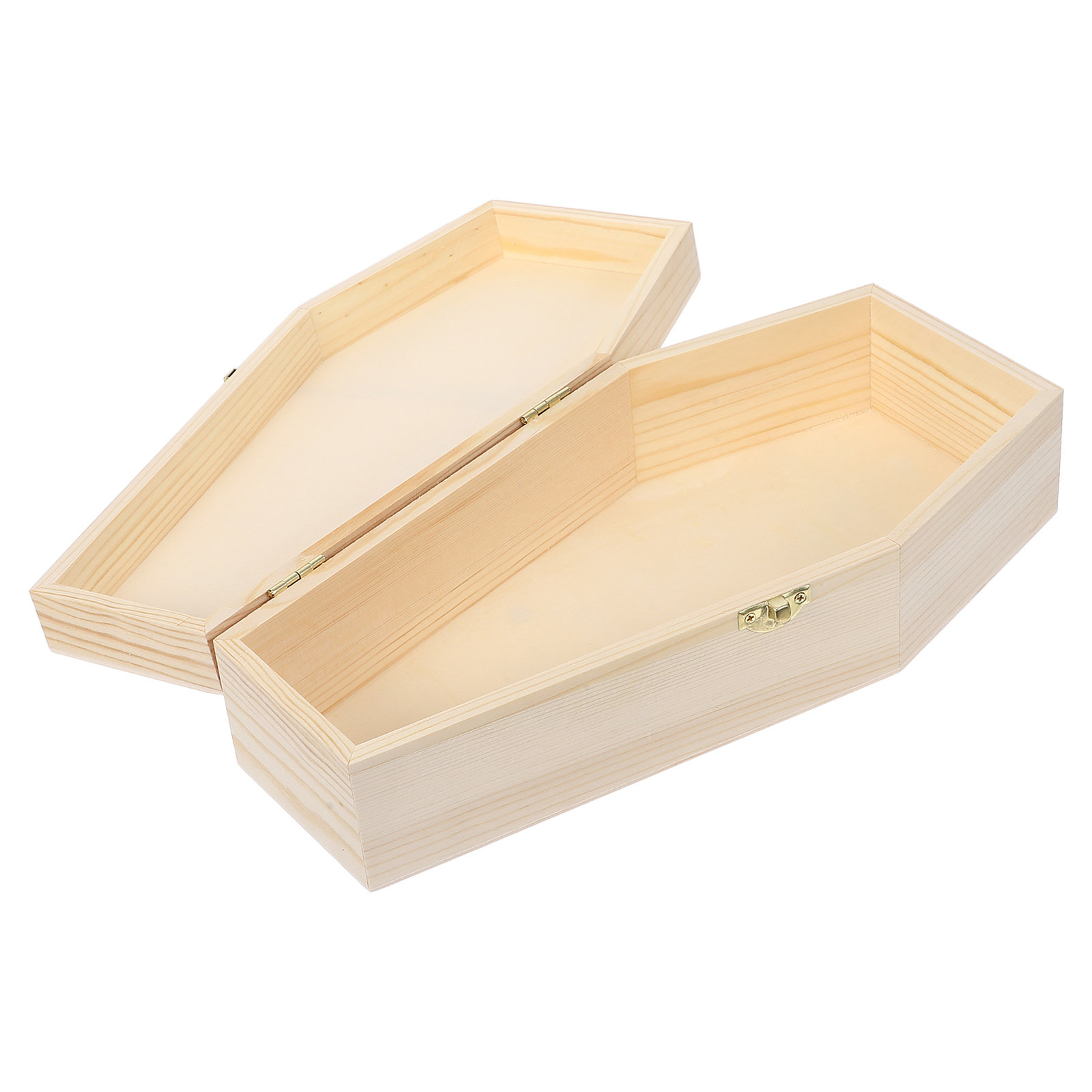 Spacious Wooden Coffin Box wit - Woodworking Ideas avis et prix