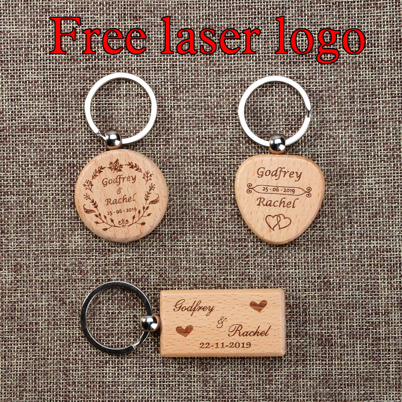 Custom Wooden Keychain Laser E - Woodworking Logos avis et prix