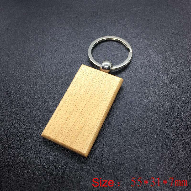 Custom Wooden Keychain Laser E - Woodworking Logos avis et prix