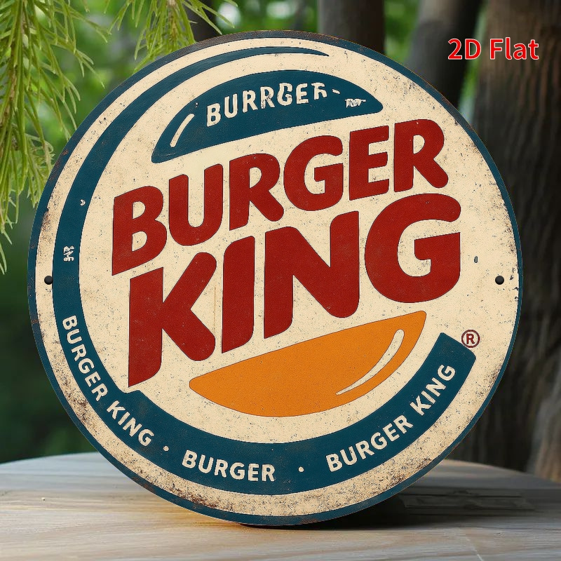 Burger King Retro wooden logo  - Woodworking Logos avis et prix