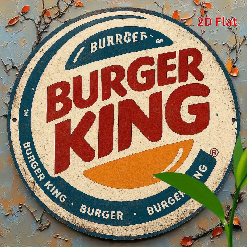 Burger King Retro wooden logo  - Woodworking Logos avis et prix