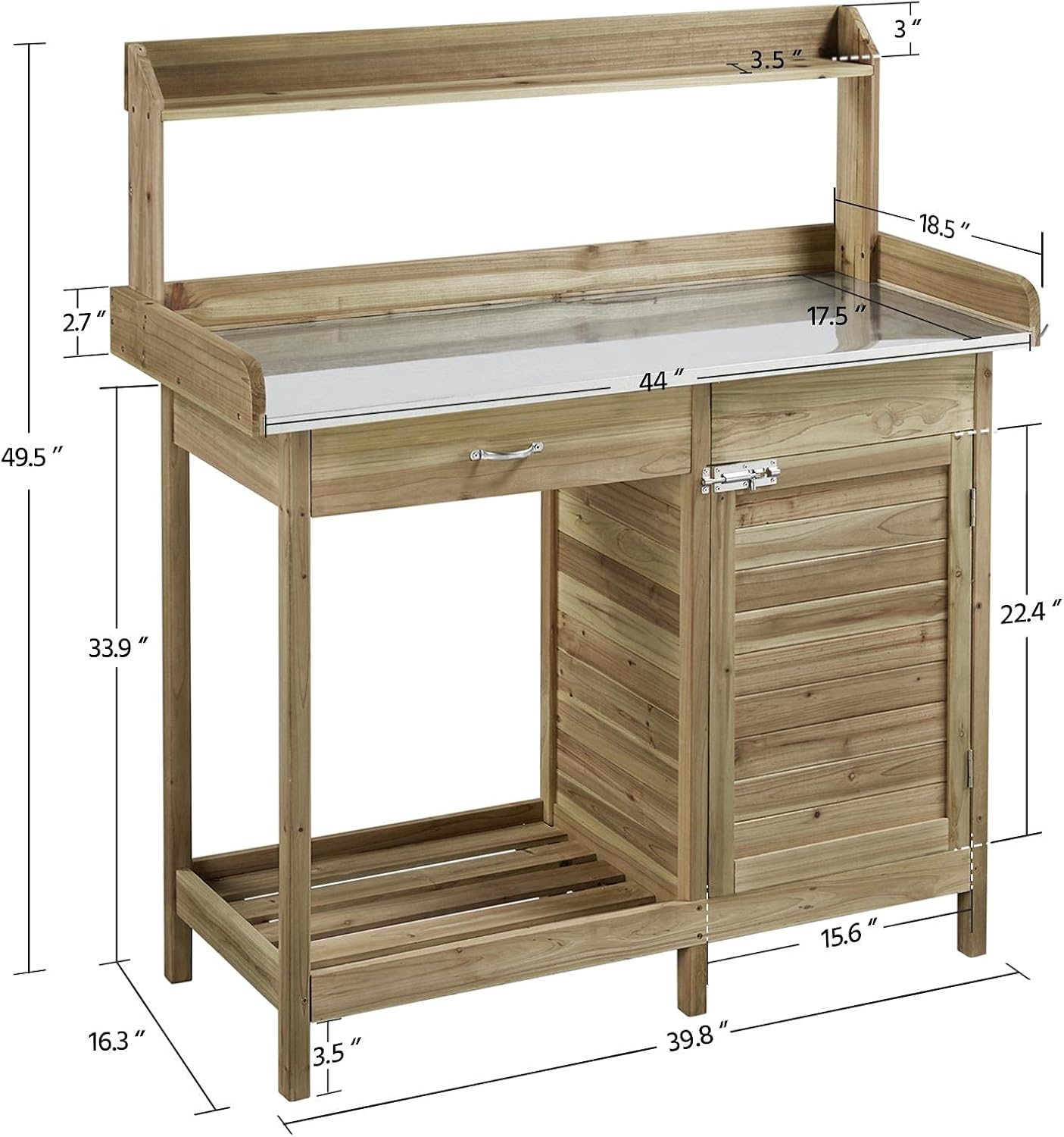 Outdoor Potting Bench Table, G - Woodworking Bench avis et prix