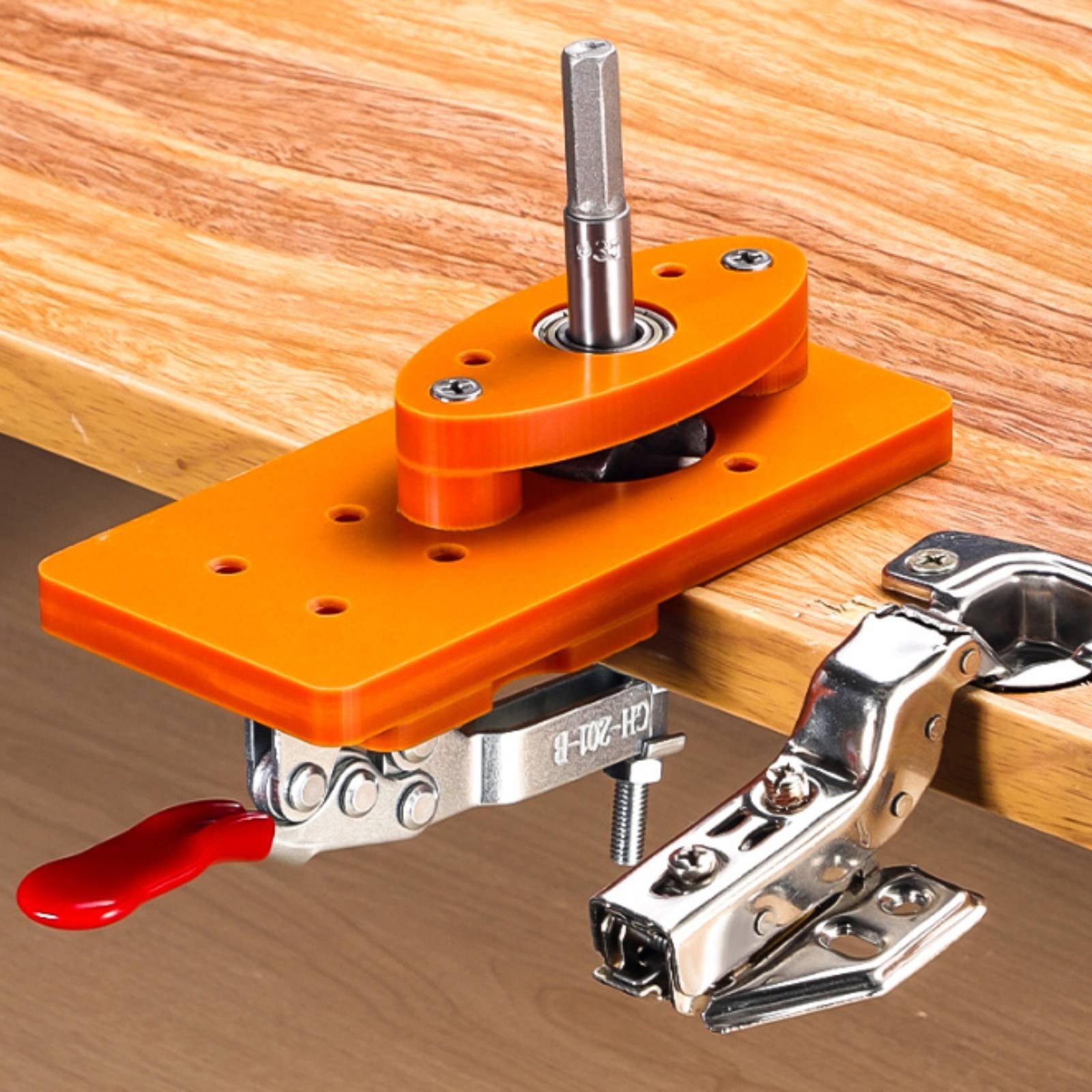 35mm Hinge Drilling Jig Long-L - Woodworking Essentials avis et prix