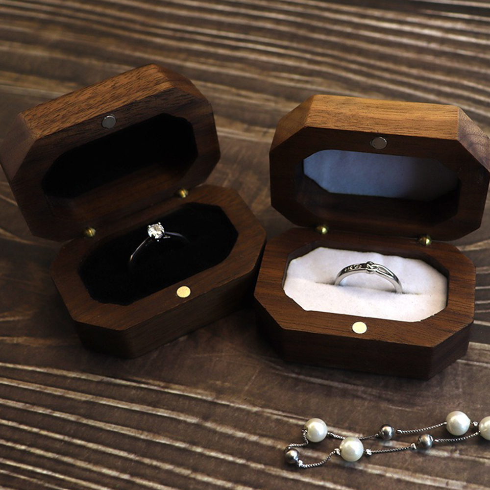 Rectangle Proposal Ring Wooden - Woodworking Women avis et prix