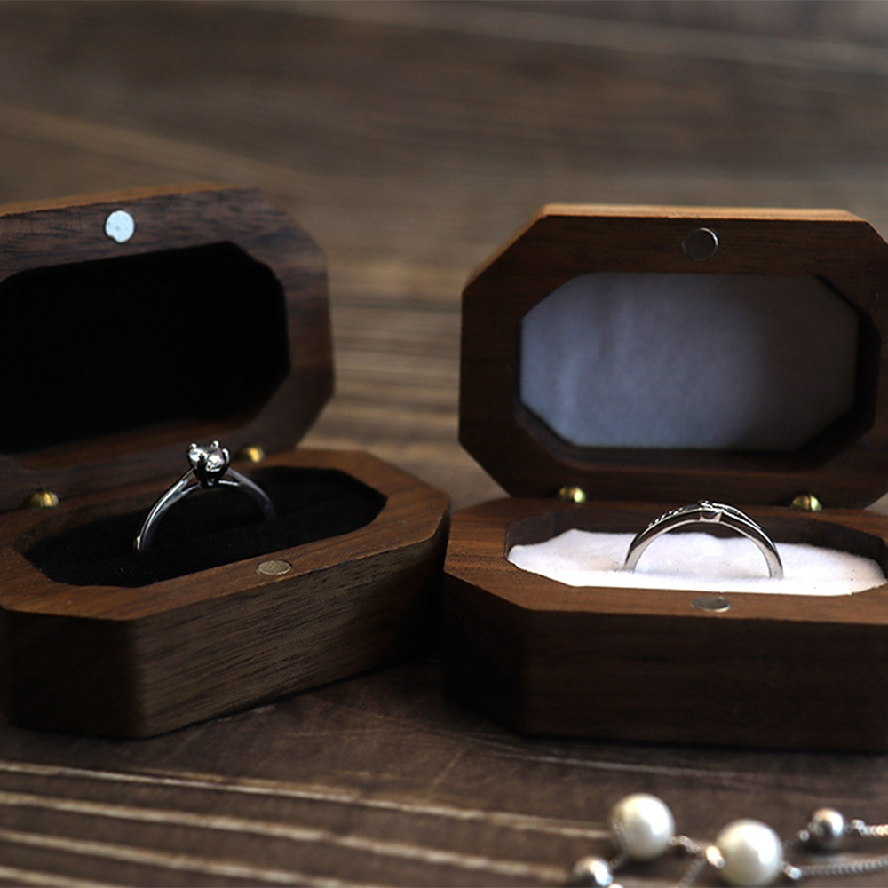 Rectangle Proposal Ring Wooden - Woodworking Women avis et prix