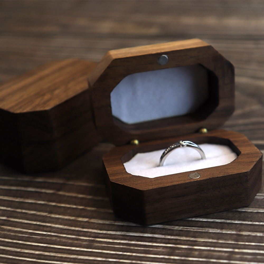 Rectangle Proposal Ring Wooden - Woodworking Women avis et prix