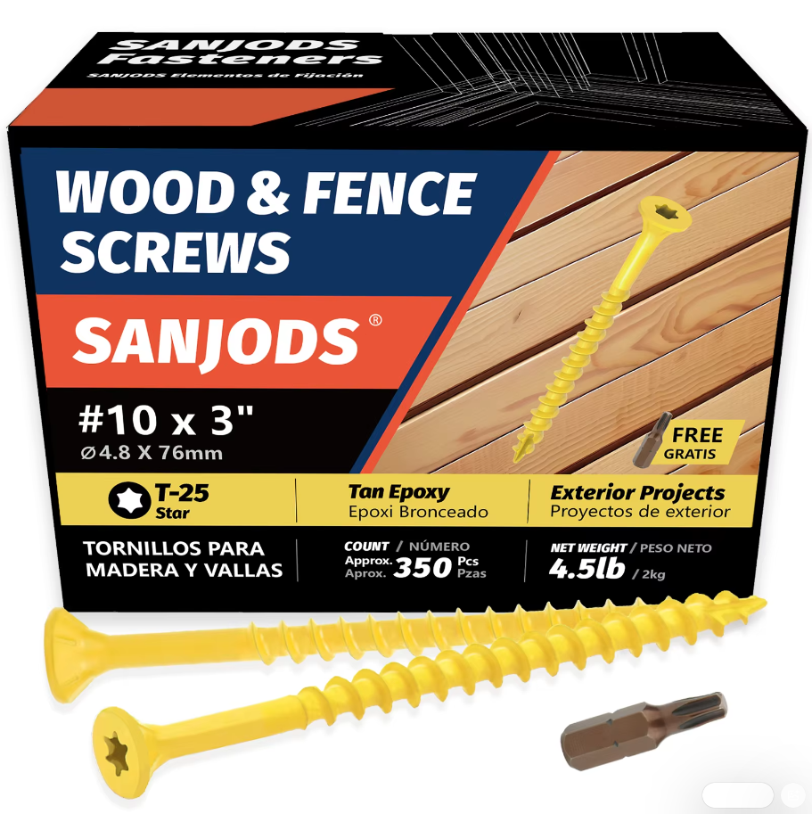 4.5lb Deck Screws, #8 #10 Wood - Woodworking Epoxy avis et prix