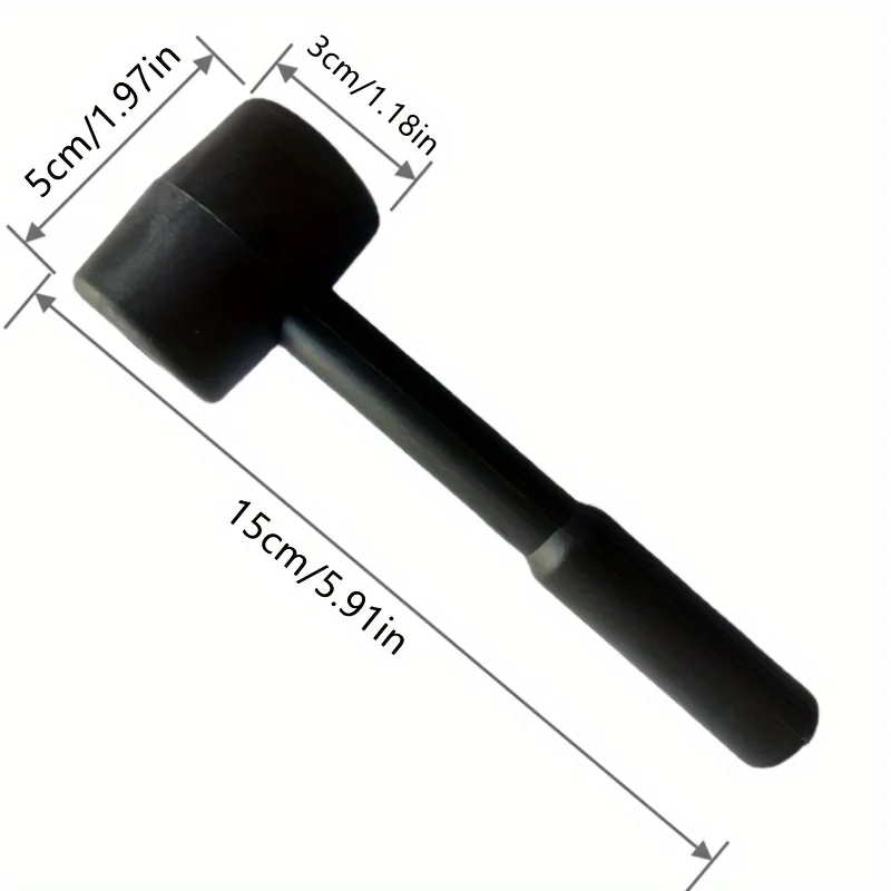 Black rubber mallet - durable  - Woodworking Gift Ideas avis et prix