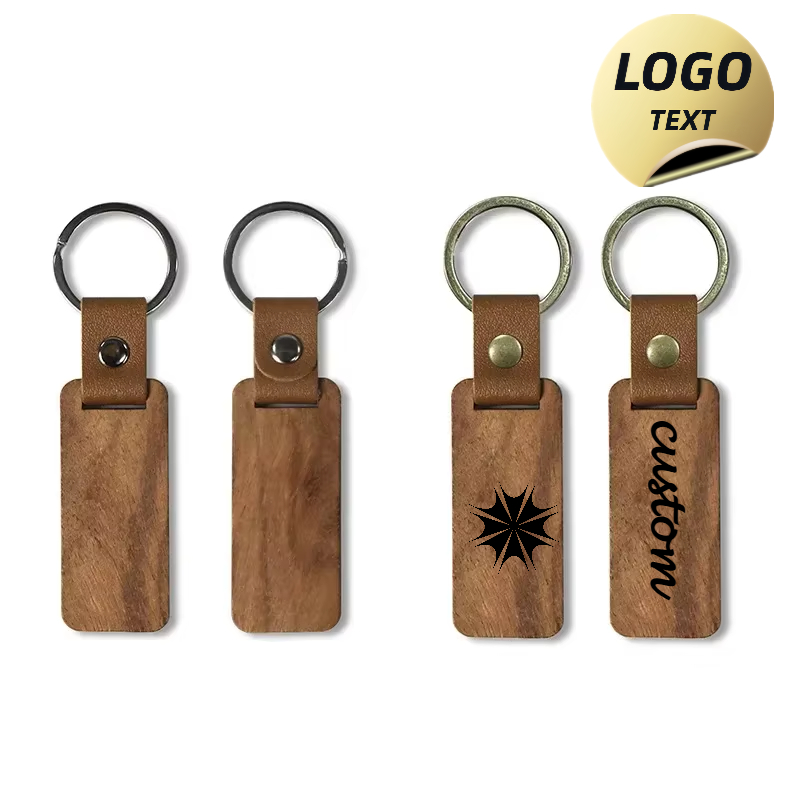 Laser Custom LOGO Wooden Keych - Woodworking Logos avis et prix