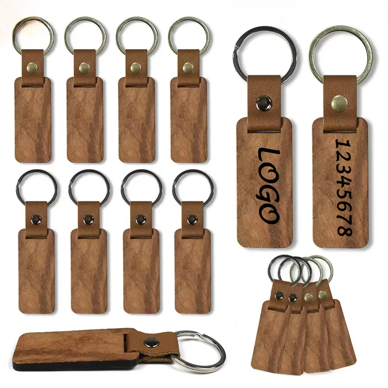 Laser Custom LOGO Wooden Keych - Woodworking Logos avis et prix
