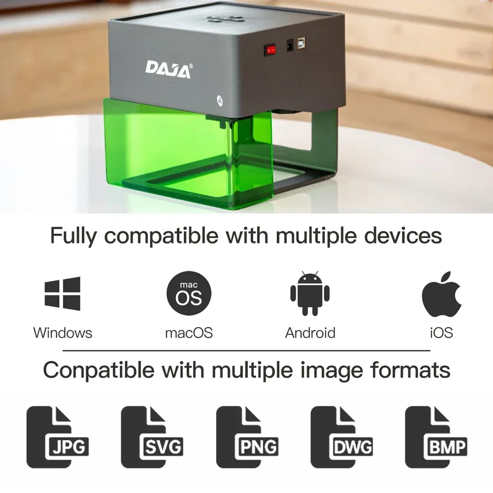 DAJA Laser Engraver CNC DIY DJ - Woodworking Logos avis et prix