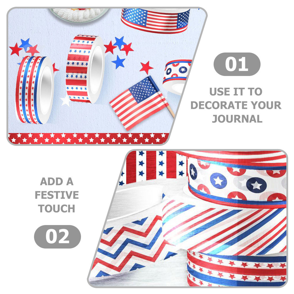 12 Rolls Usa National Day Tape - Woodworking Usa avis et prix