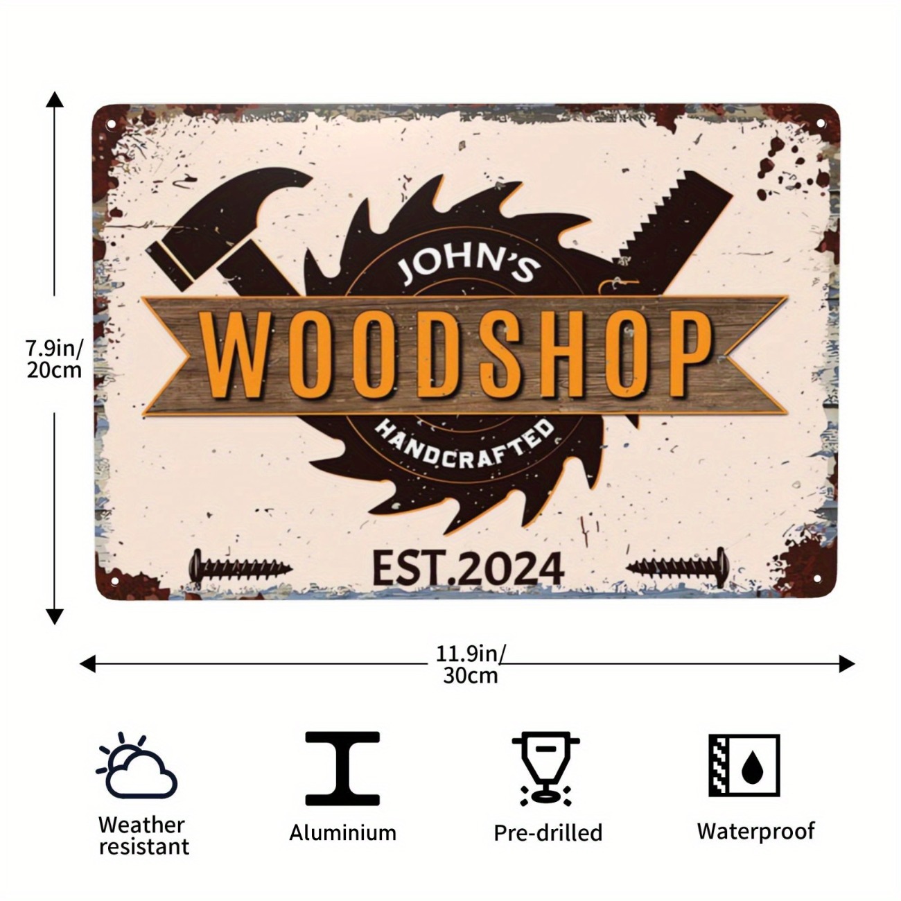 Custom Personalized Carpenter  - Woodworking Garage avis et prix