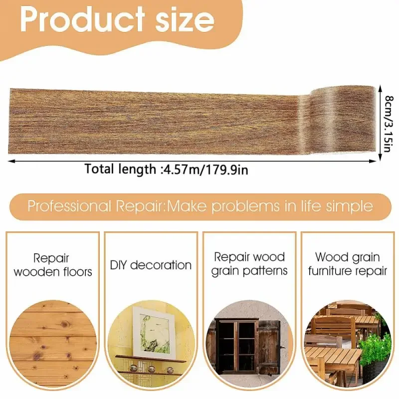 Real Wood Grain Repair Adhesiv - Xfasten Woodworking Tape avis et prix