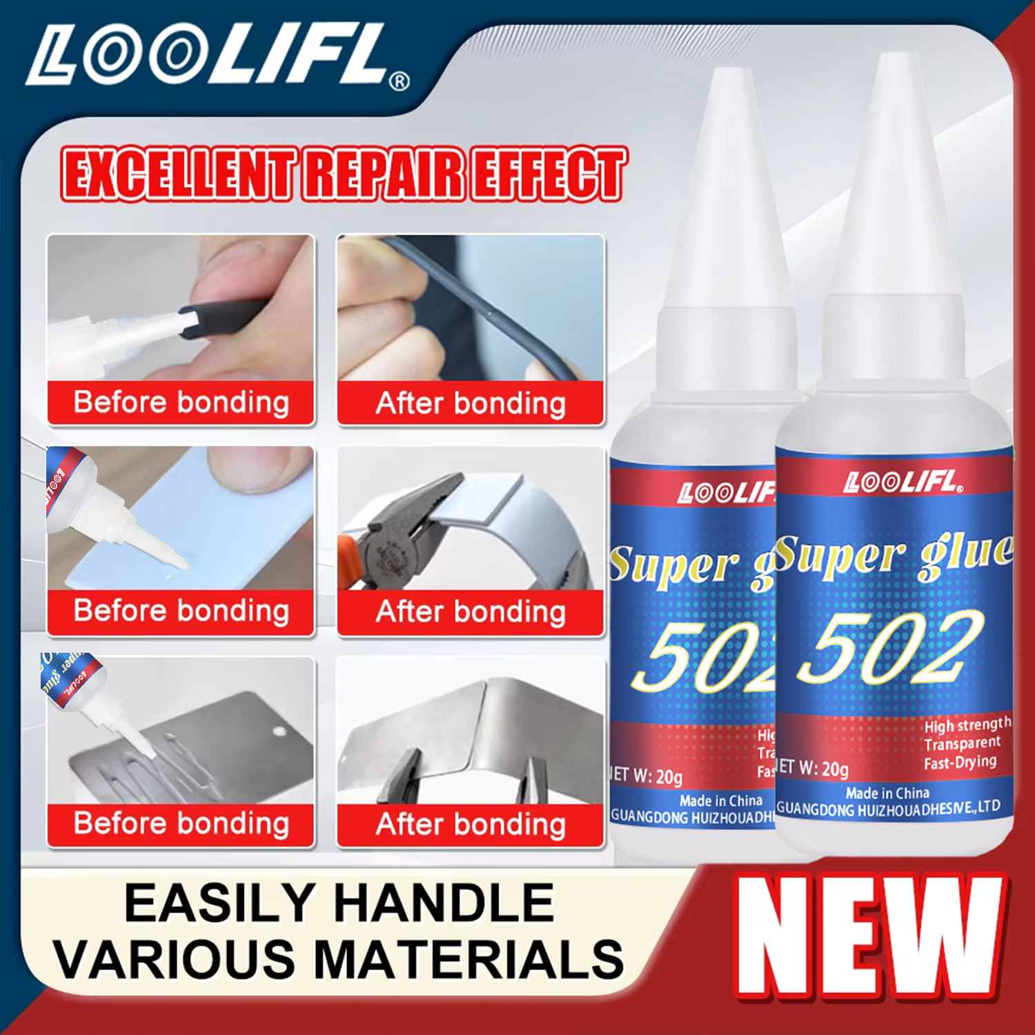 LOOLIFL 1-7pcs 502 Super Glue  - Woodworking Glue avis et prix