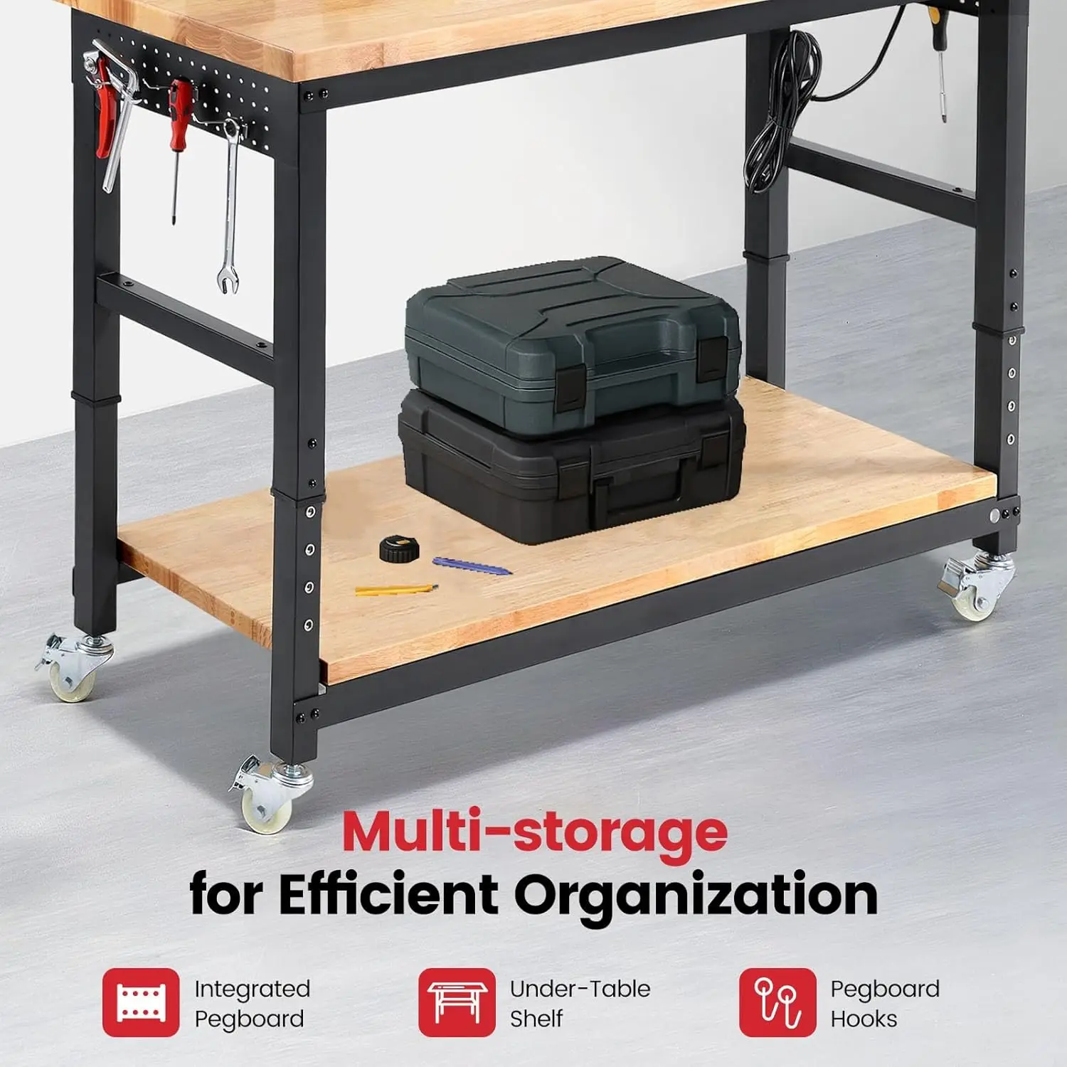 ENJOYWOOD Work Table for Garag - Woodworking Garage avis et prix