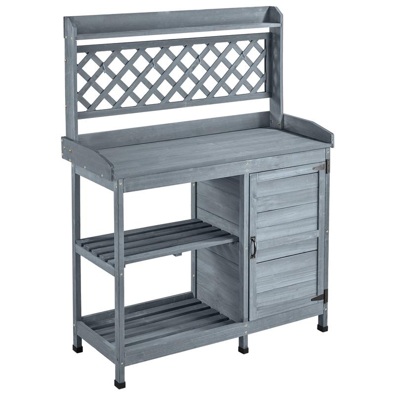 Potting Bench Table, Outdoor G - Woodworking Bench avis et prix