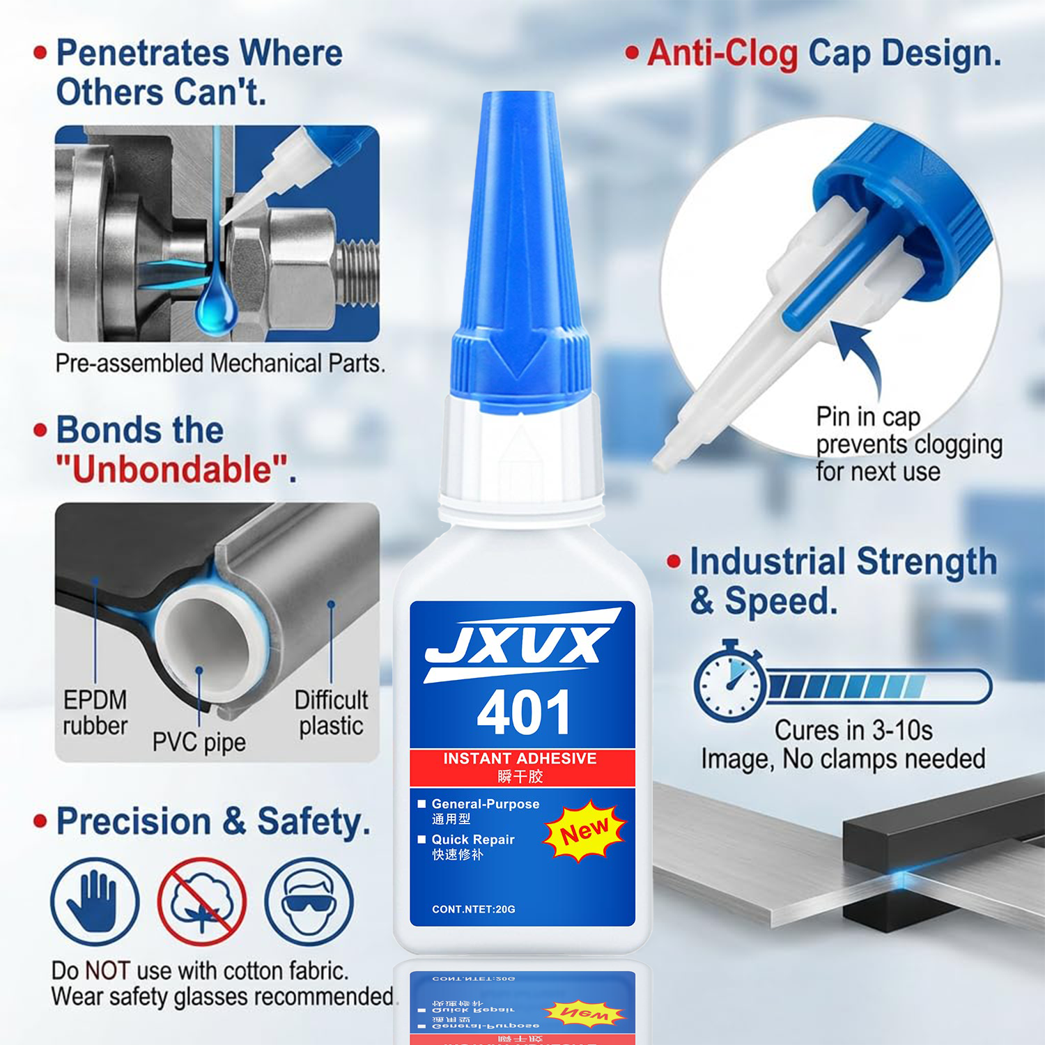 Brand-new 401 super glue super - Woodworking Glue avis et prix