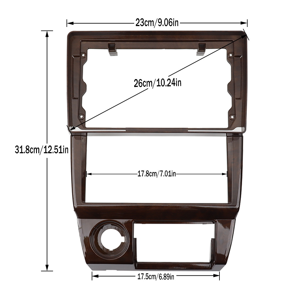 2 Din Car FRAME For 1997-2003  - Woodworking Art avis et prix