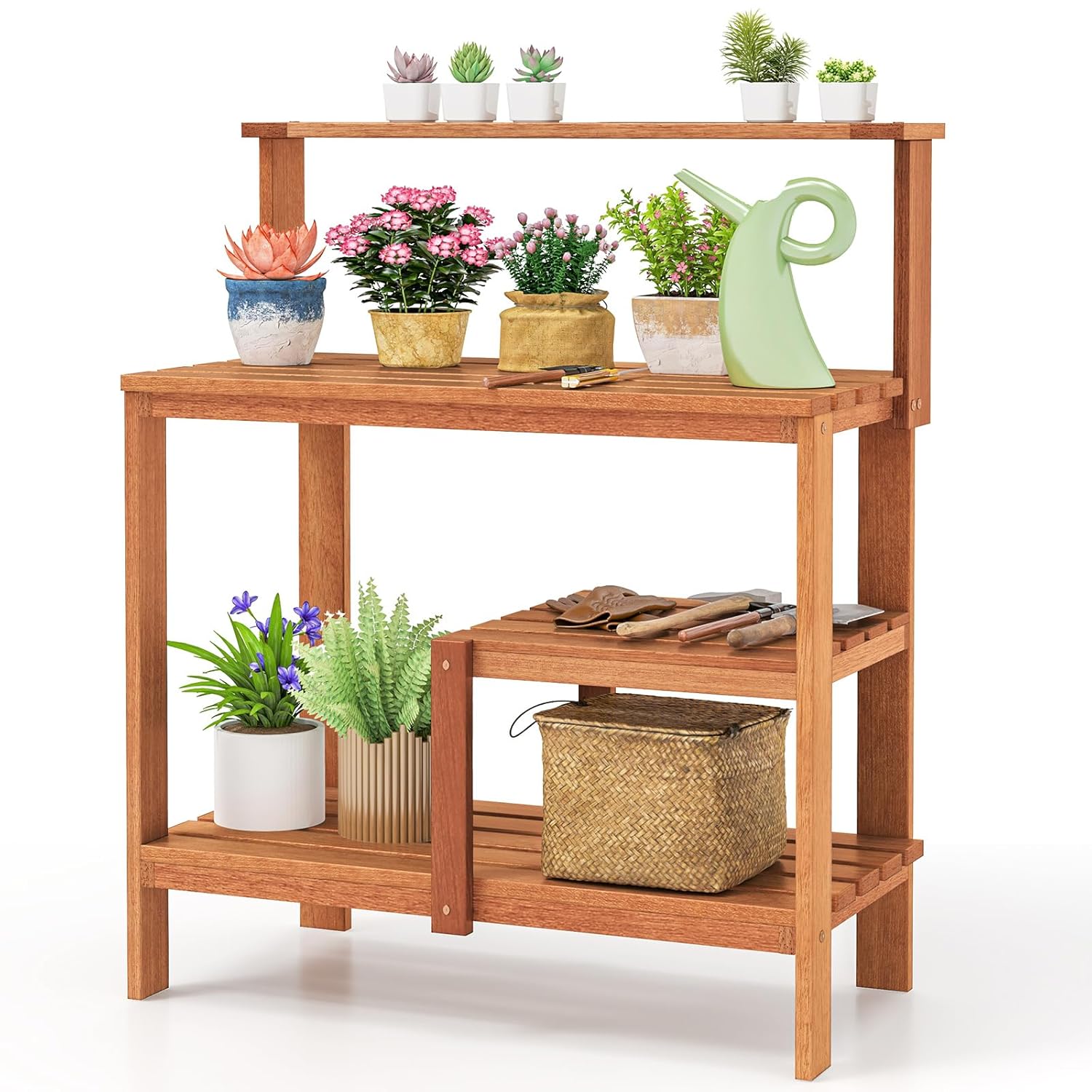 Potting Bench Table, Outdoor W - Woodworking Oil Finish avis et prix