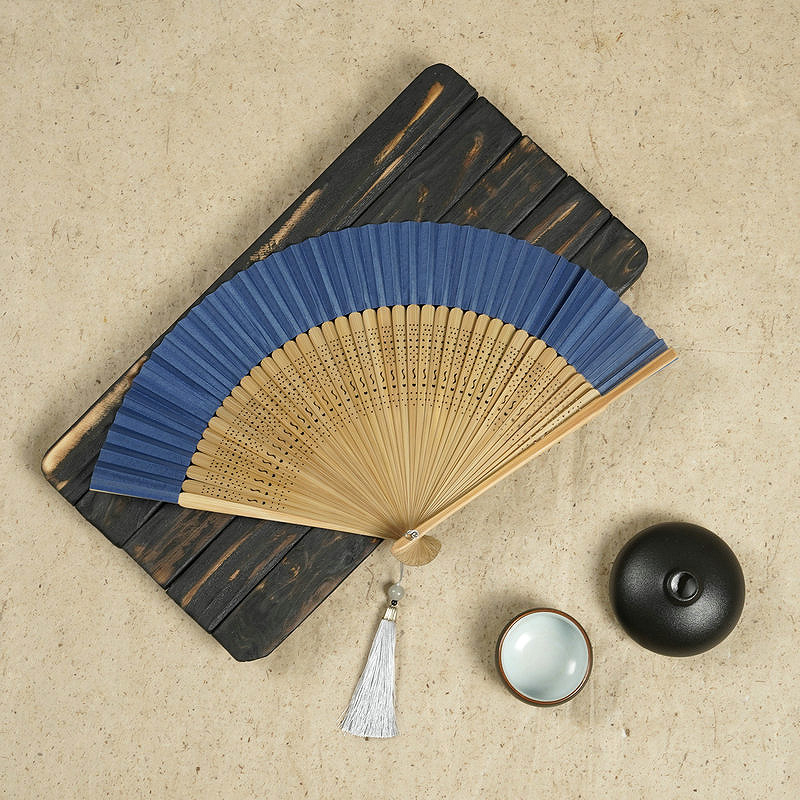 Folding Wood Hand Fan Dance Bo - Woodworking Women avis et prix