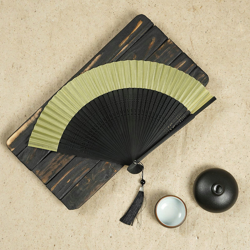 Folding Wood Hand Fan Dance Bo - Woodworking Women avis et prix