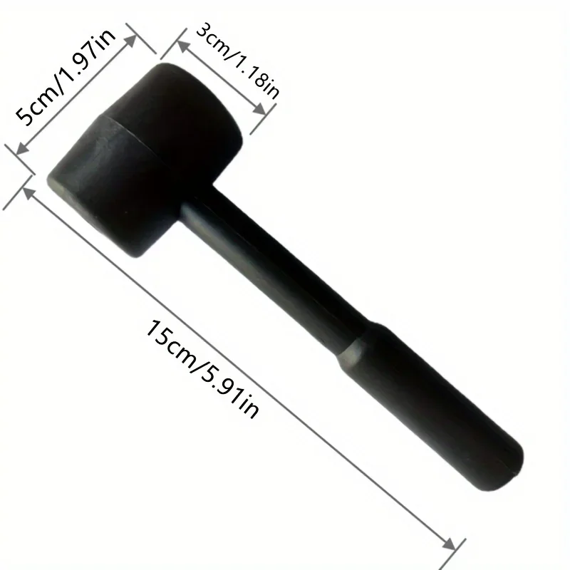 Black rubber mallet - durable  - Woodworking Gift Ideas avis et prix