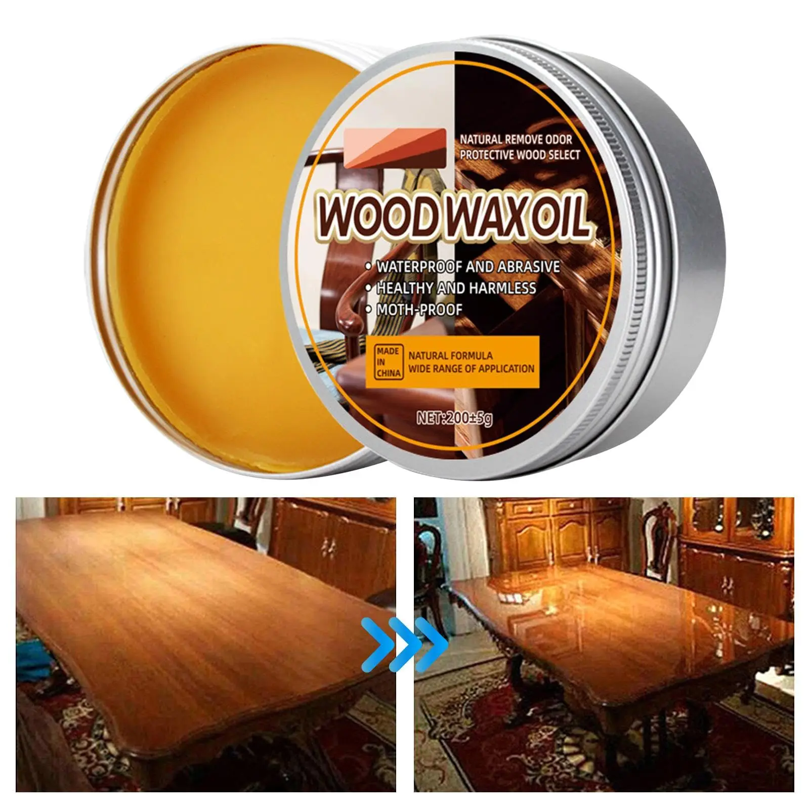 Wooden Beeswax Furniture Polis - Woodworking Oil Finish avis et prix
