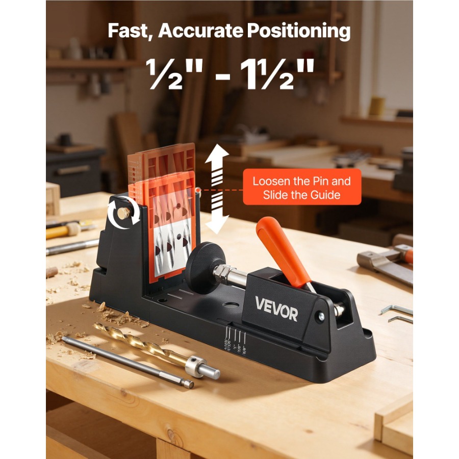 Pocket Hole Jig Kit 1/2 to 1-1 - Woodworking Dust Collection avis et prix