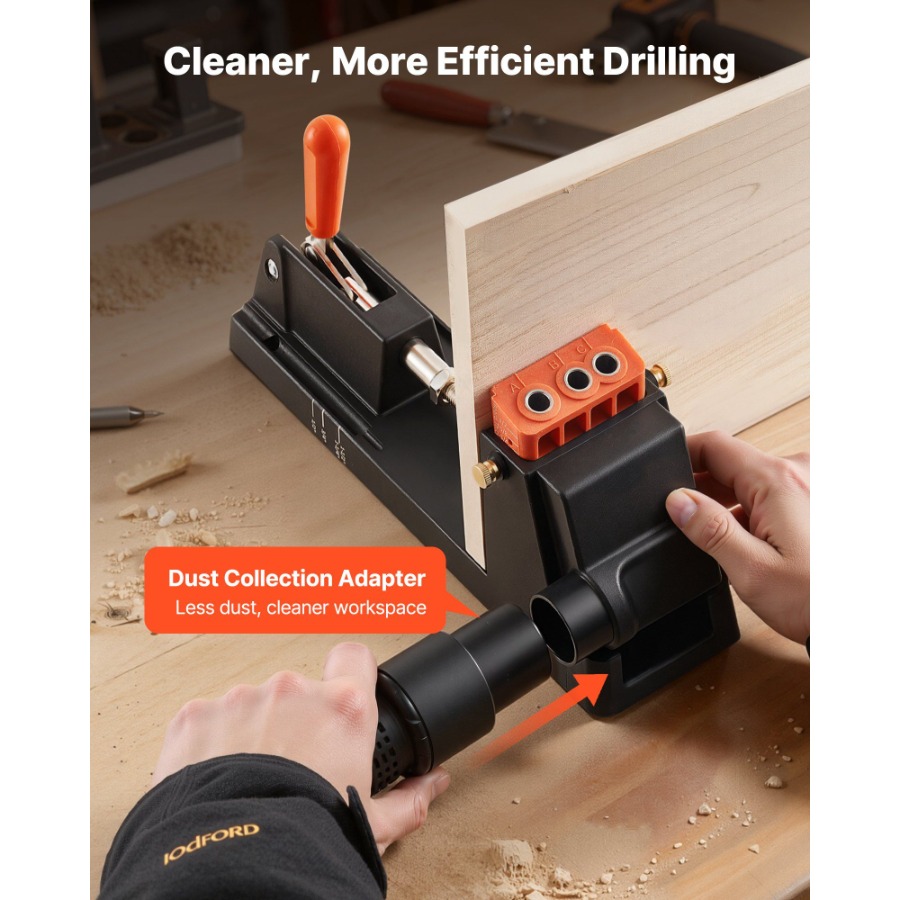 Pocket Hole Jig Kit 1/2 to 1-1 - Woodworking Dust Collection avis et prix
