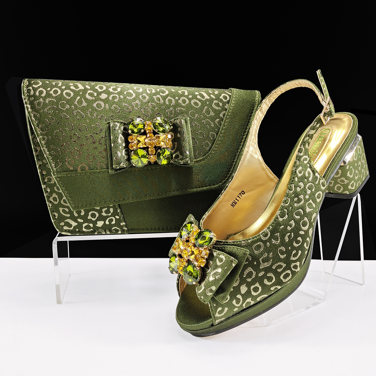 Doershow Italian green Shoes A - Woodworking Women avis et prix