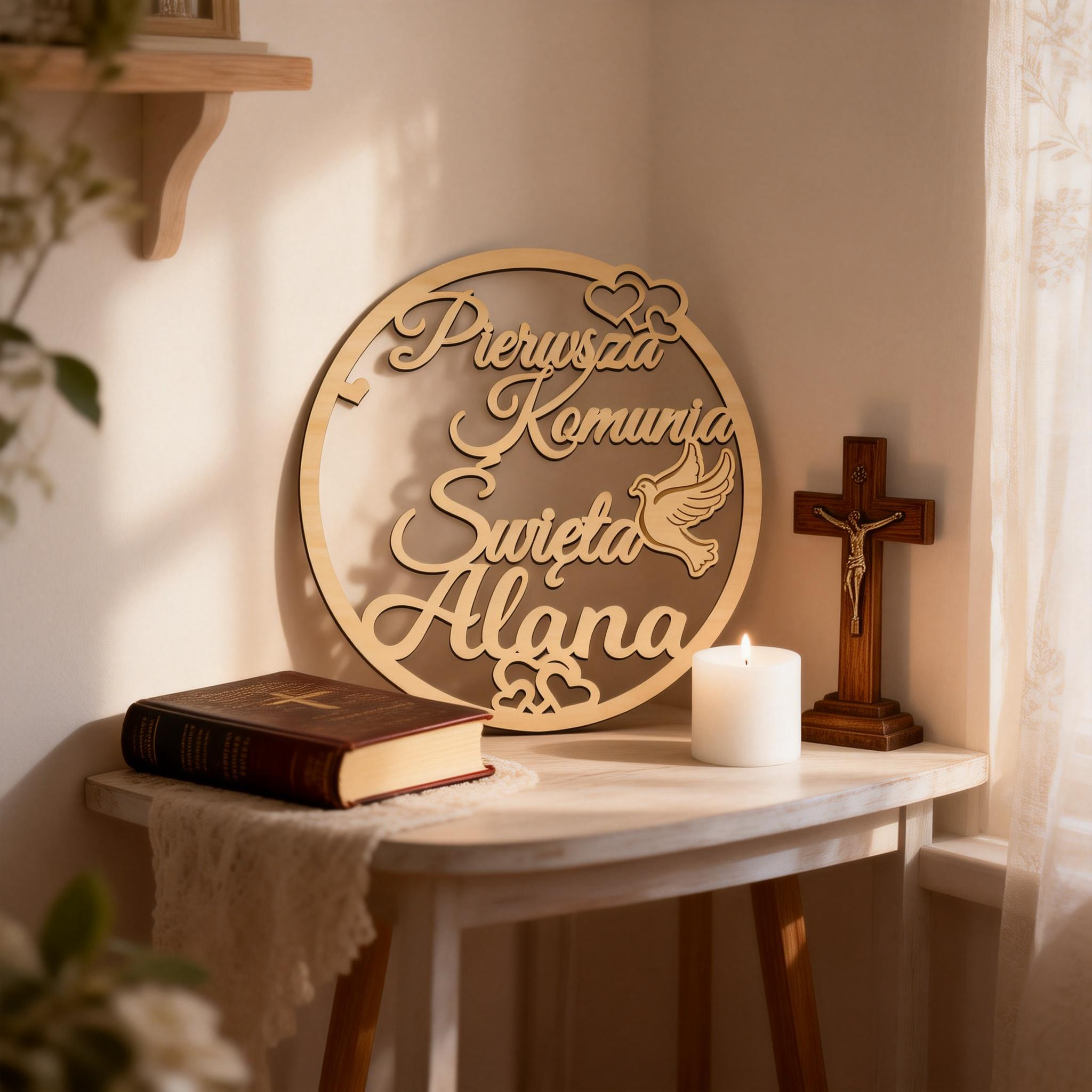 Personalized MY First Communio - Woodworking Logos avis et prix