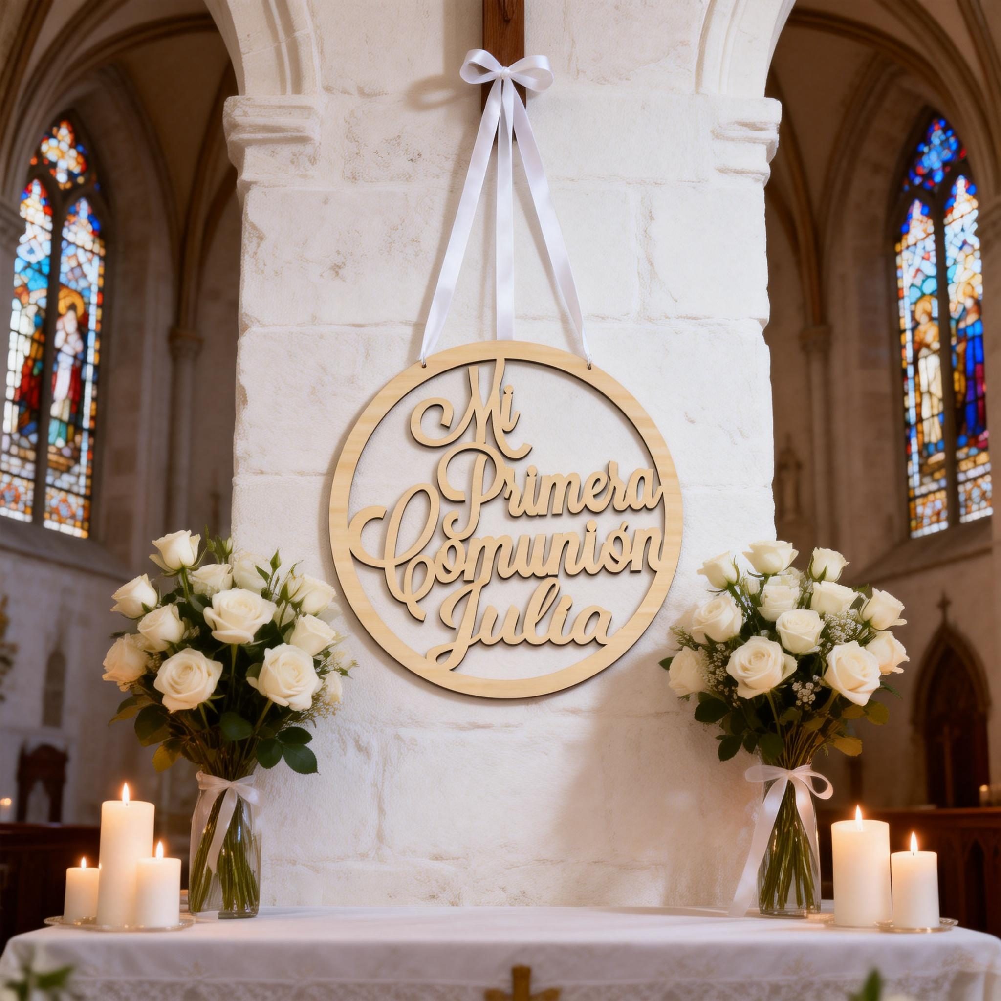 Personalized MY First Communio - Woodworking Logos avis et prix