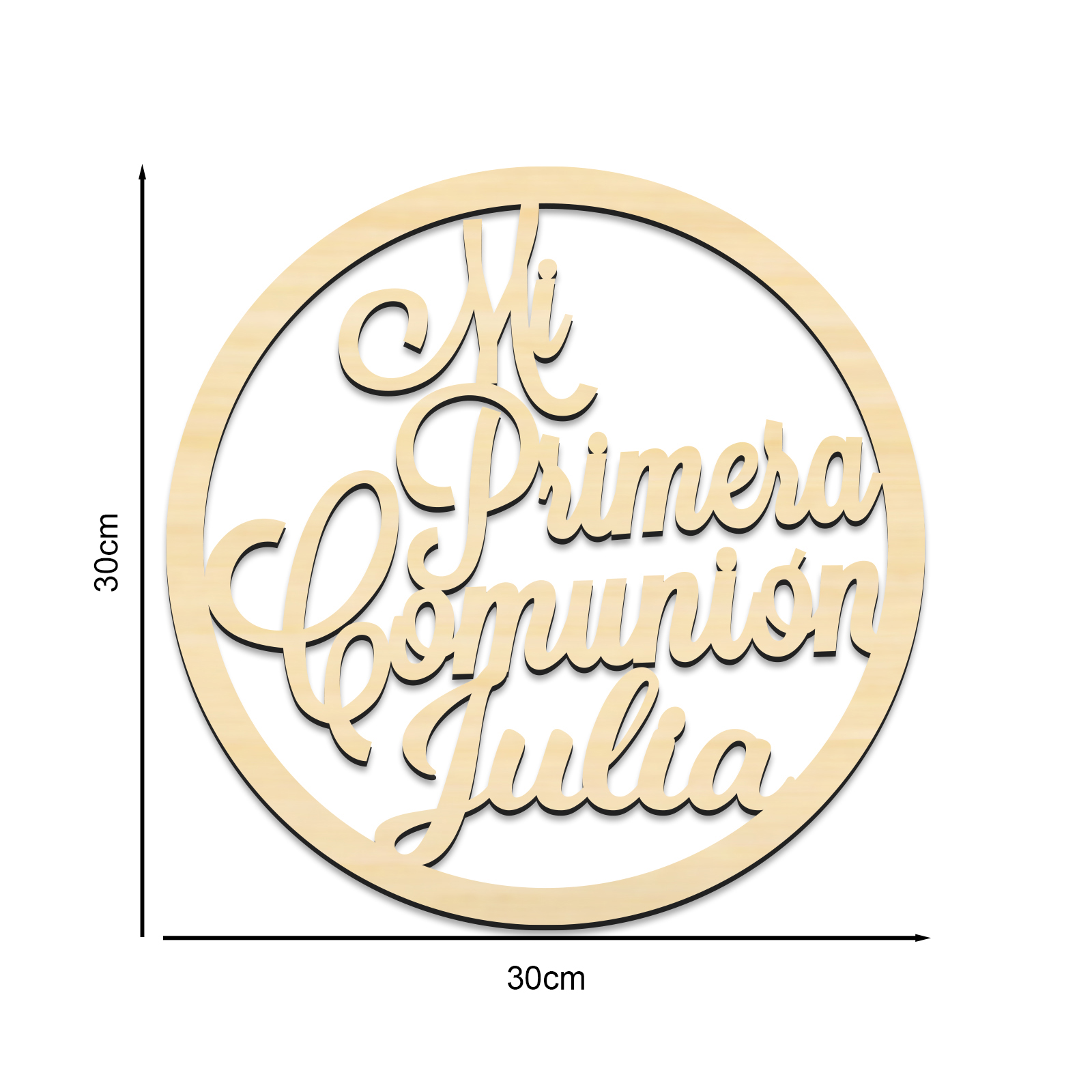 Personalized MY First Communio - Woodworking Logos avis et prix