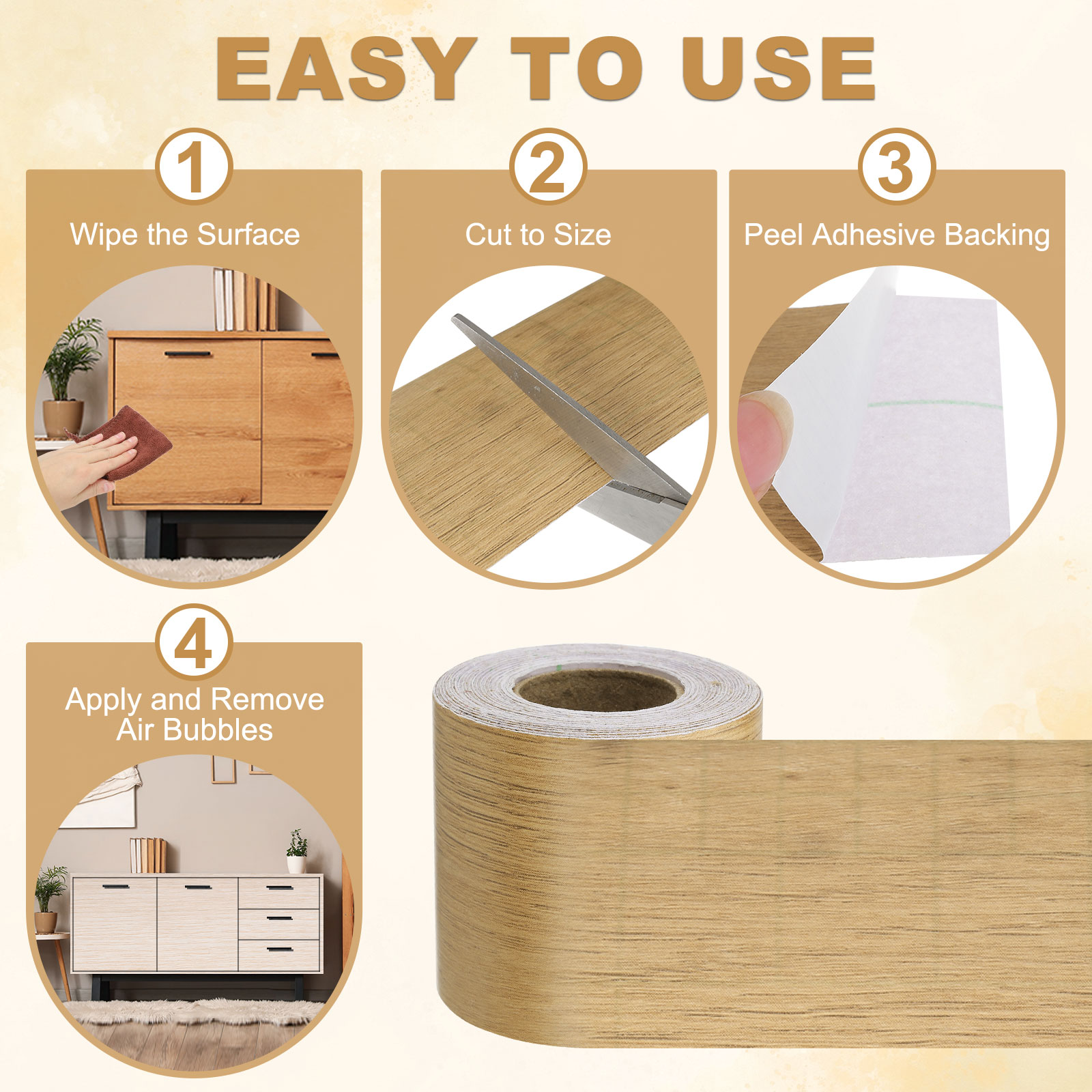 10Meter Wood Grain Repair Tape - Xfasten Woodworking Tape avis et prix