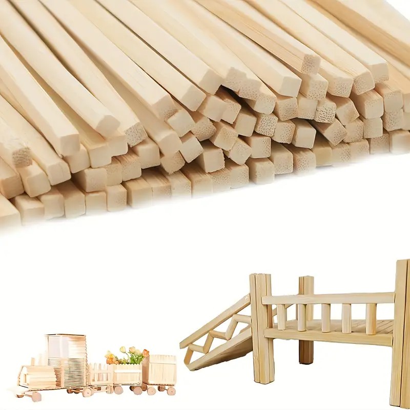 30pcs/50pcs 0.5×0.5×30CM Natur - Woodworking Ideas avis et prix